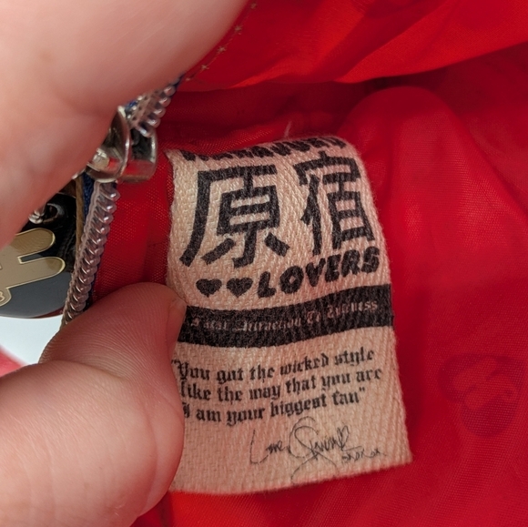 Harajuku Lovers Small Plastic Coated Canvas Mini Handbag - Picture 10 of 13